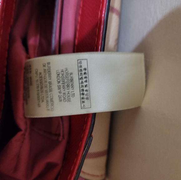 Burberry Haymarket Coated Canvas and Leather Crossbody bag. - Picture 5 of 6